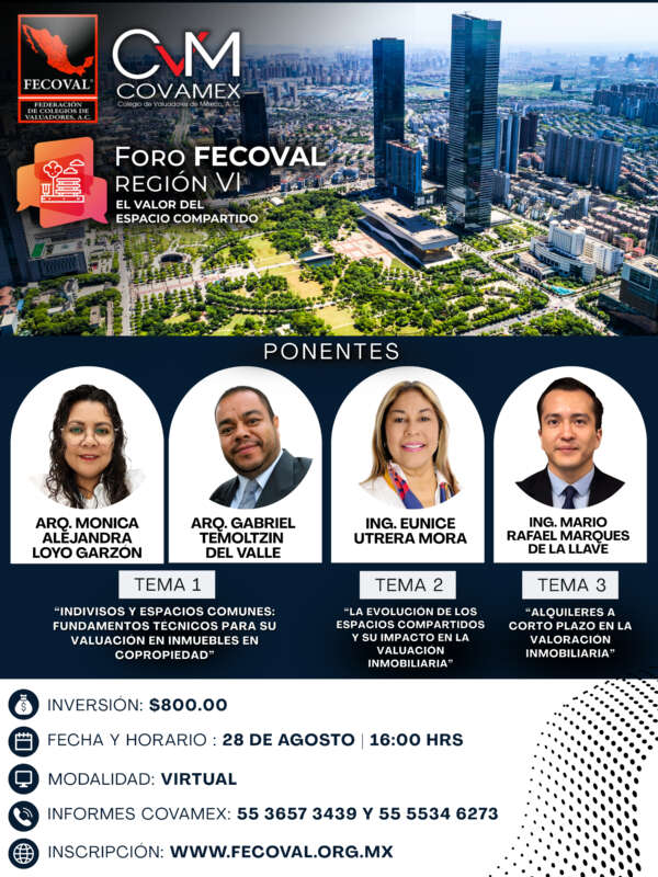 FORO FECOVAL REGIÓN VI: “EL VALOR DEL ESPACIO COMPARTIDO”
