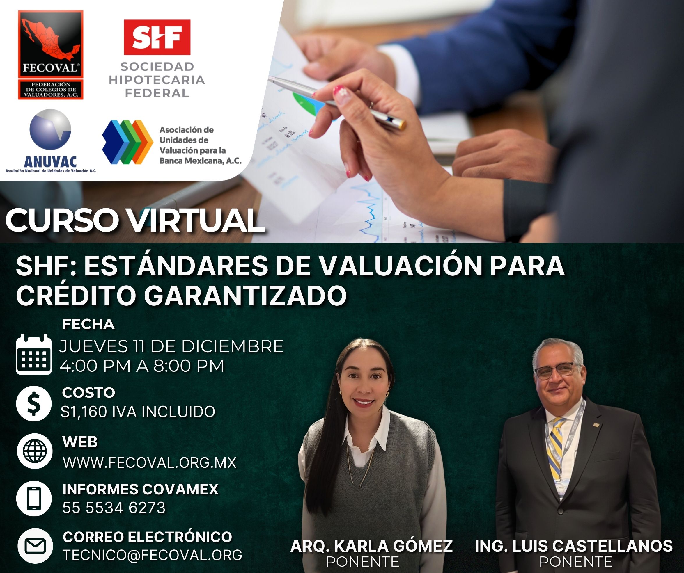 Curso Virtual: “SHF: Estándares de Valuación para Crédito Garantizado”