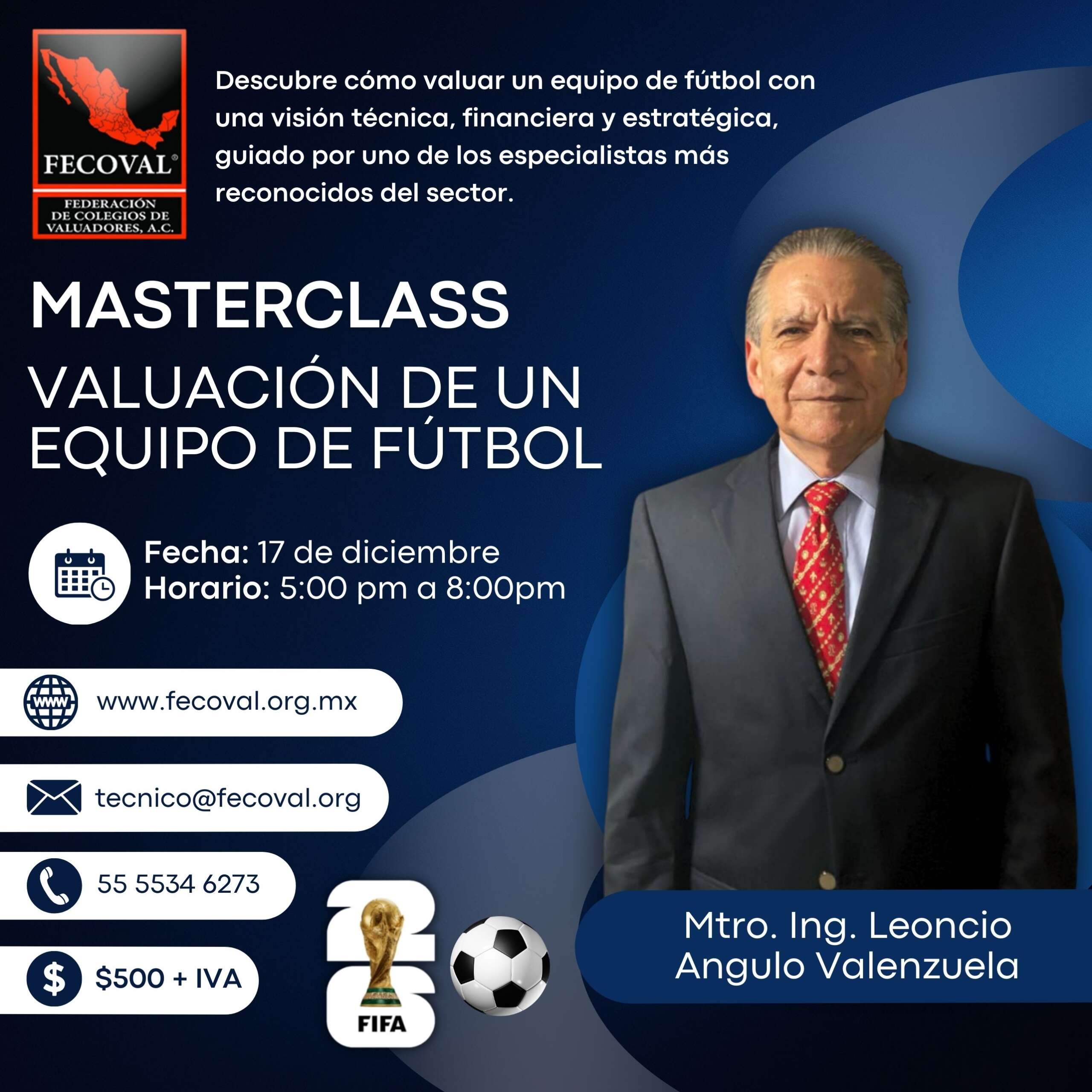 Masterclass: Valuación de un Equipo de Fútbol