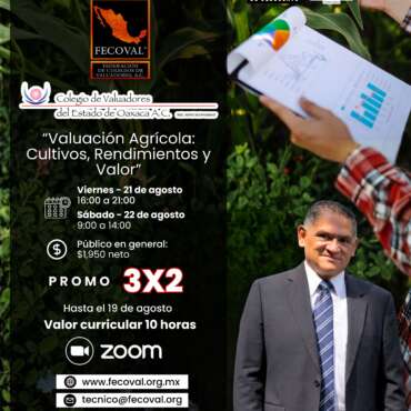 Curso Virtual: “Valuación Agrícola: Cultivos, Rendimientos y Valor”